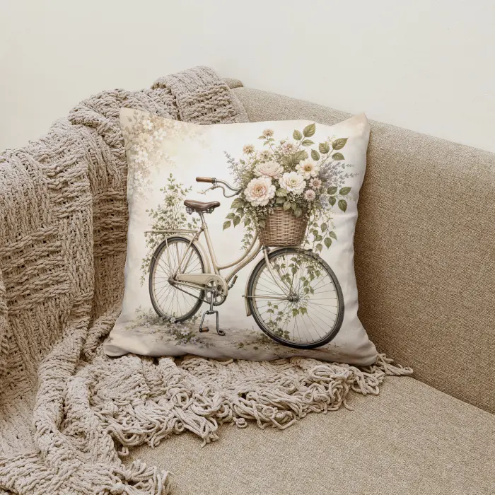 Pernă decorativă – Roată cu flori – 5634 - 4124 - Pernă decorativă – Roată cu flori – 5634 - 4124