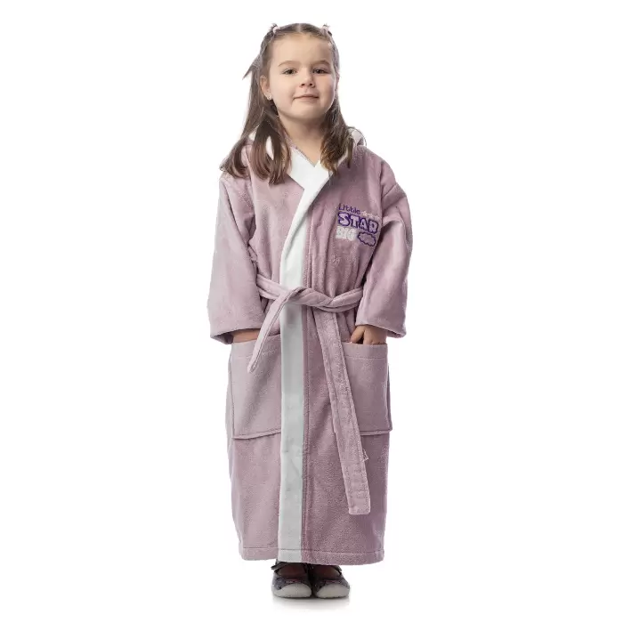 Halat de copii Lux - Mov - 403 - Halat de copii Lux - Mov - 403