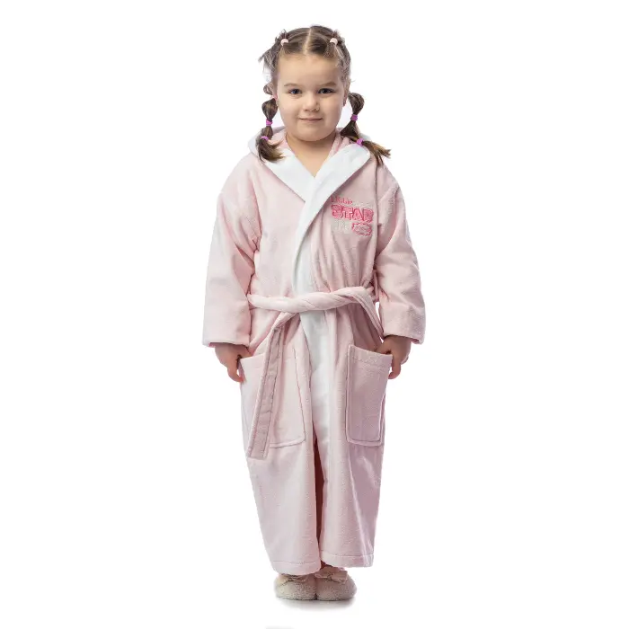 Halat de copii Lux - Roz - 2414 - Halat de copii Lux - Roz - 2414