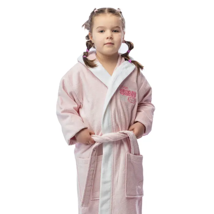 Halat de copii Lux - Roz - 2415 - Halat de copii Lux - Roz - 2415