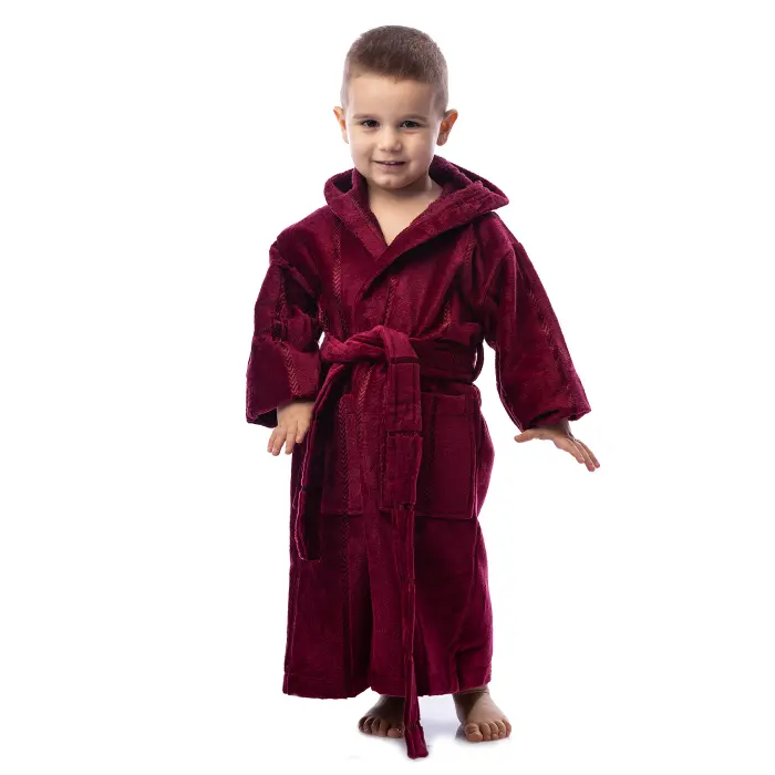 Halat de copii Thread - Bordo - 678 - Halat de copii Thread - Bordo - 678