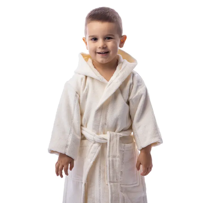 Halat de copii Thread - Crema - 610 - Halat de copii Thread - Crema - 610