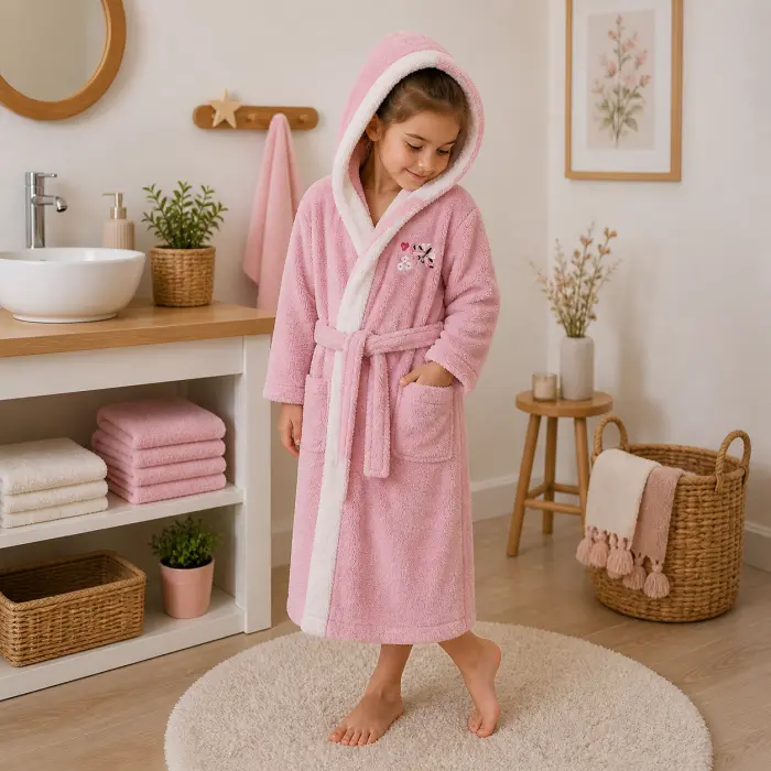 Halat pentru copii Sunny - roz - 7/8 ani - 3880 - Halat pentru copii Sunny - roz - 7/8 ani - 3880