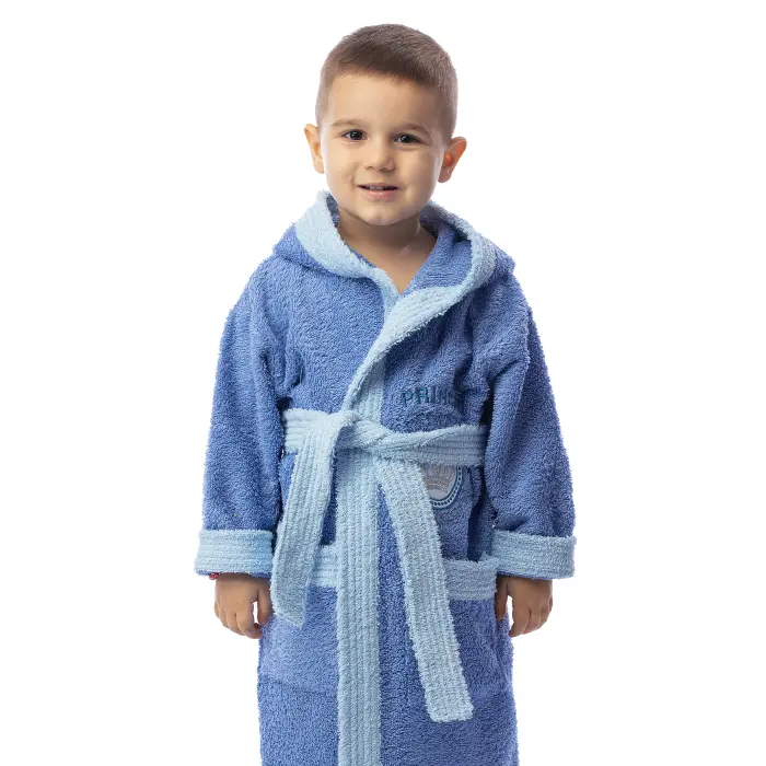 Halat de copii Vivien - Albastru ichis - 1260 - Halat de copii Vivien - Albastru ichis - 1260