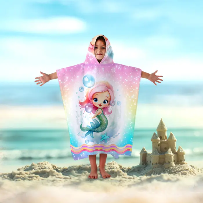 Poncho terry pentru copii - 5045 - 2916 - Poncho terry pentru copii - 5045 - 2916