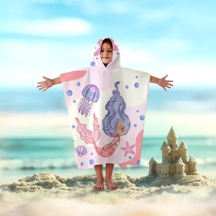 Poncho terry pentru copii - 5060 - 2931 - Poncho terry pentru copii - 5060 - 2931