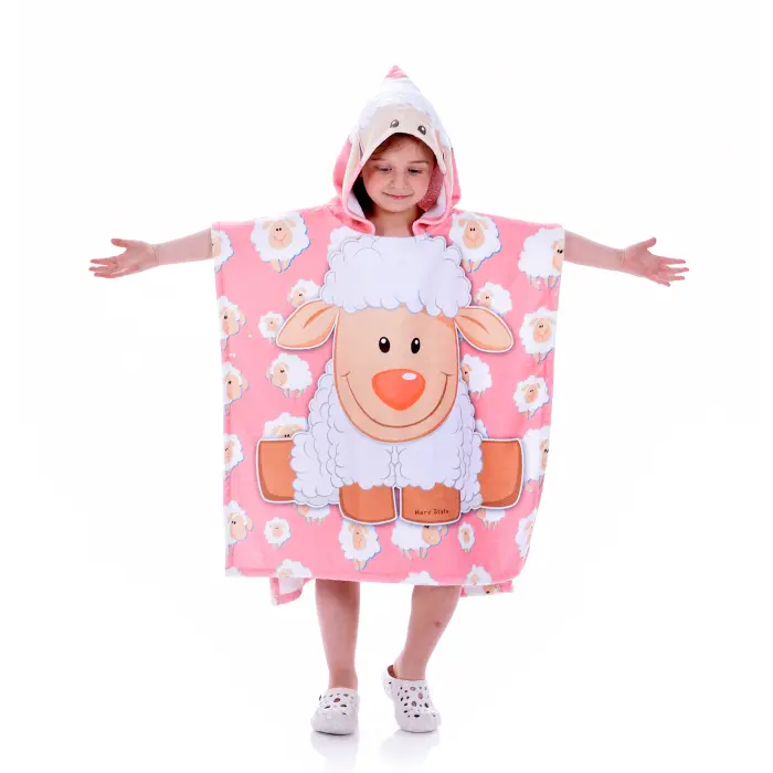 Poncho pentru copii – Miel - 1397 - Poncho pentru copii – Miel - 1397