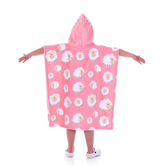 Poncho pentru copii – Miel - 1398 - Poncho pentru copii – Miel - 1398