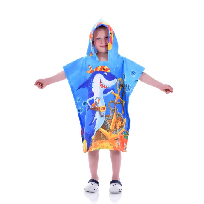 Poncho pentru copii - Rechin - 1356 - Poncho pentru copii - Rechin - 1356