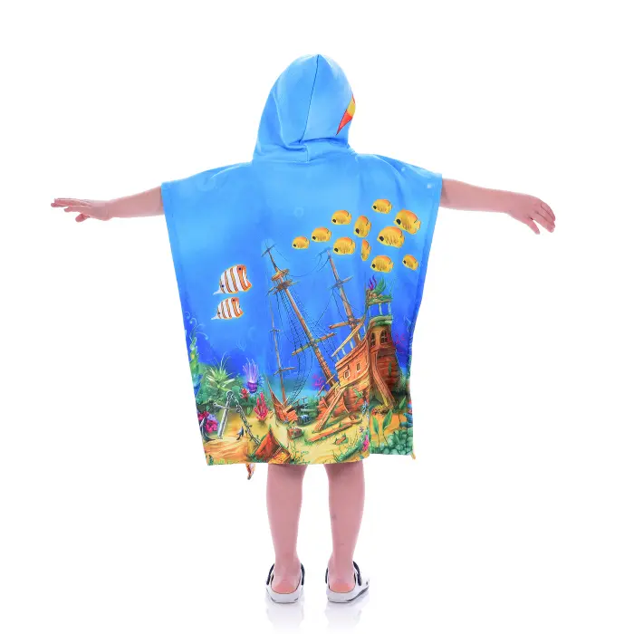 Poncho pentru copii - Rechin - 1357 - Poncho pentru copii - Rechin - 1357
