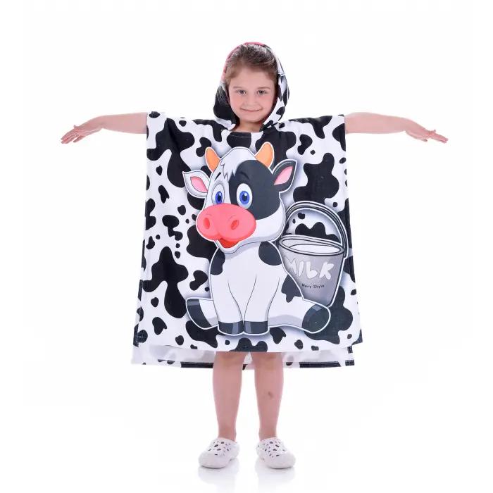 Poncho pentru copii – Vaca - 1378 - Poncho pentru copii – Vaca - 1378