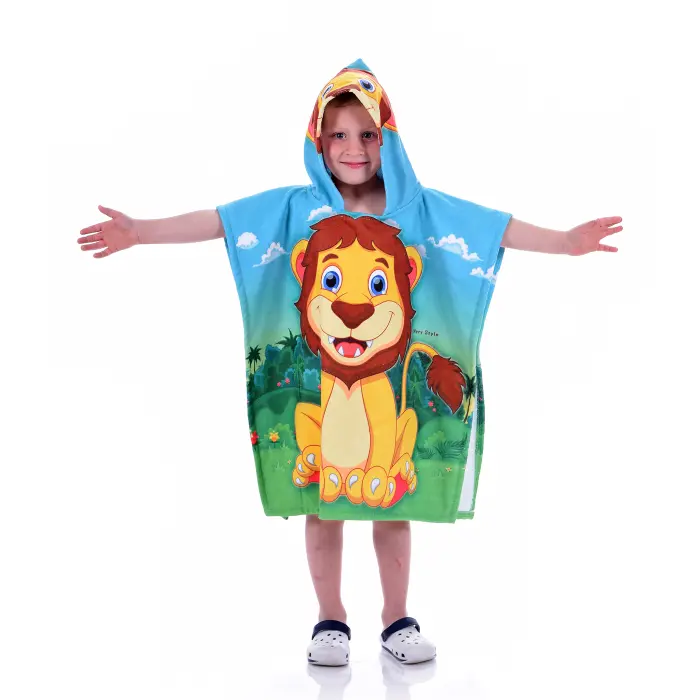 Poncho pentru copii – Leuț - 1388 - Poncho pentru copii – Leuț - 1388
