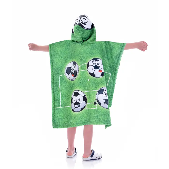Poncho pentru copii – Fotbalist mic - 1423 - Poncho pentru copii – Fotbalist mic - 1423