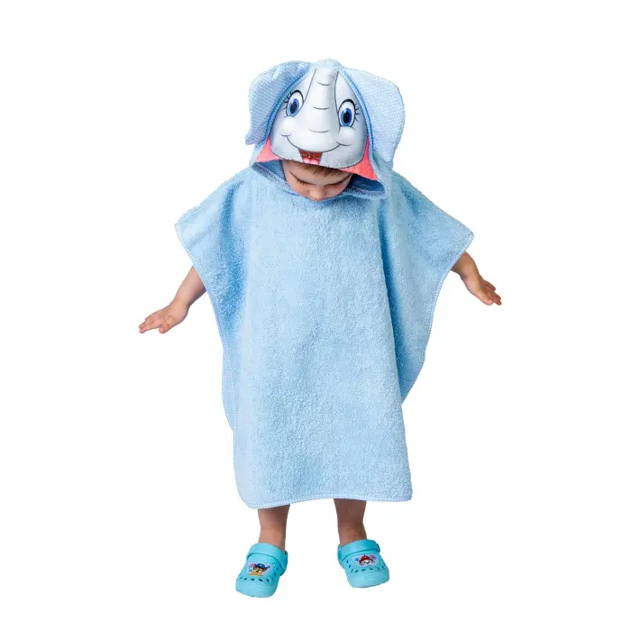 Poncho pentru copii Mary – elefant - 1302 - Poncho pentru copii Mary – elefant - 1302