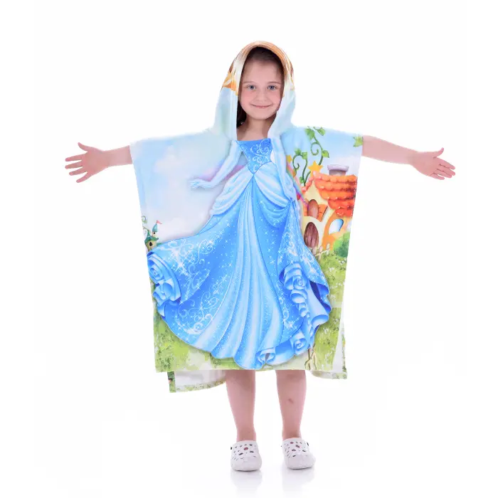Poncho pentru copii – Zana albastra - 1415 - Poncho pentru copii – Zana albastra - 1415