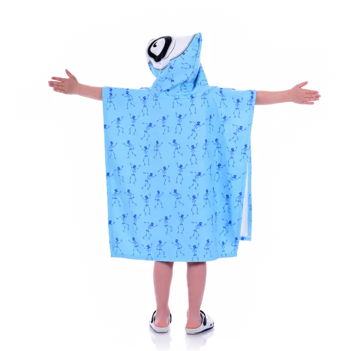 Poncho pentru copii – Schelet vesel - 1430 - Poncho pentru copii – Schelet vesel - 1430