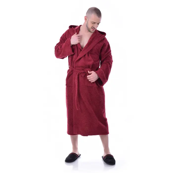 Halat Maer - Bordo - barbaţi - 1192 - Halat Maer - Bordo - barbaţi - 1192
