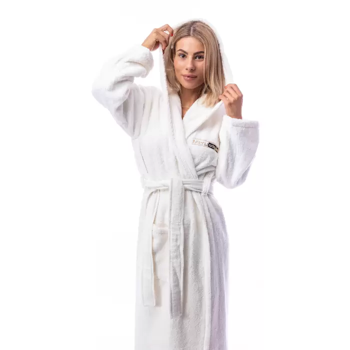 Halat Microbumbac - Crema - dama - 217 - Halat Microbumbac - Crema - dama - 217