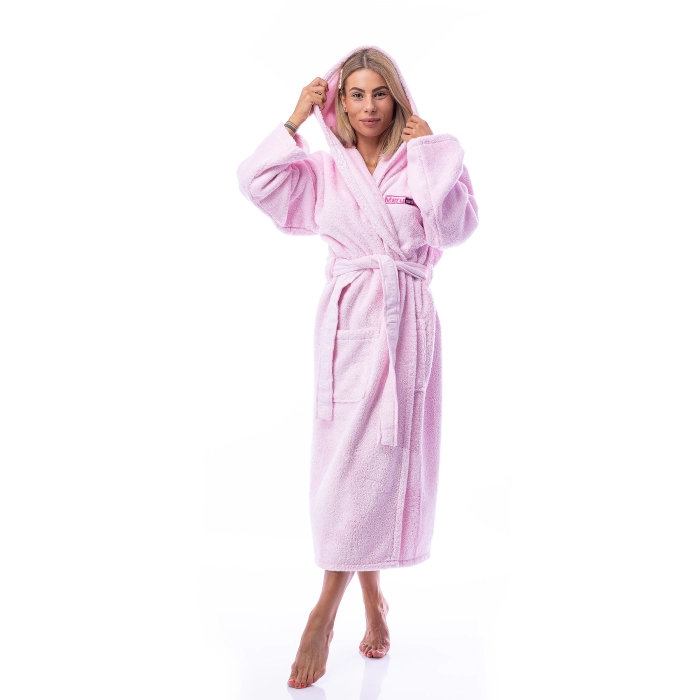 Halat Microbumbac - Roz - dama - 74 - Halat Microbumbac - Roz - dama - 74