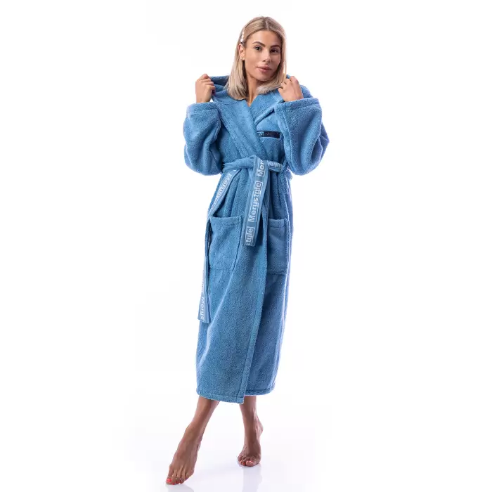 Halat Microbumbac - denim - dama - 222 - Halat Microbumbac - denim - dama - 222