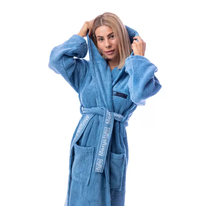 Halat Microbumbac - denim - dama - 223 - Halat Microbumbac - denim - dama - 223