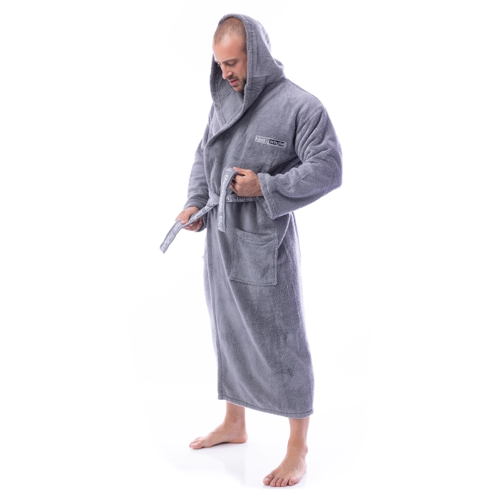 Halat Microbumbac - Gri - barbaţi - 79 - Halat Microbumbac - Gri - barbaţi - 79