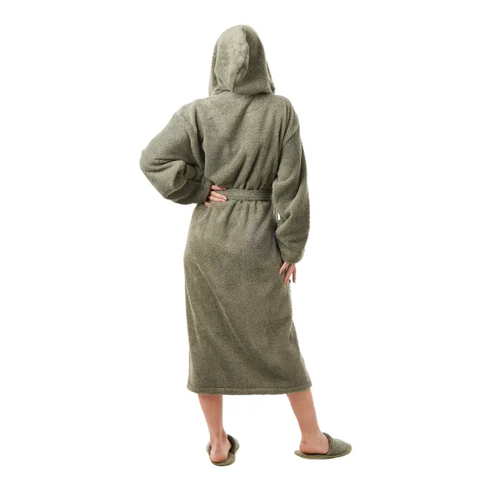 Halat Sevi logo - MS - verde închis - damă - 3743 - Halat Sevi logo - MS - verde închis - damă - 3743
