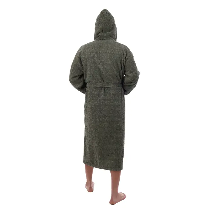 Halat JACQUARD – MS – Verde – barbaţi - 3551 - Halat JACQUARD – MS – Verde – barbaţi - 3551
