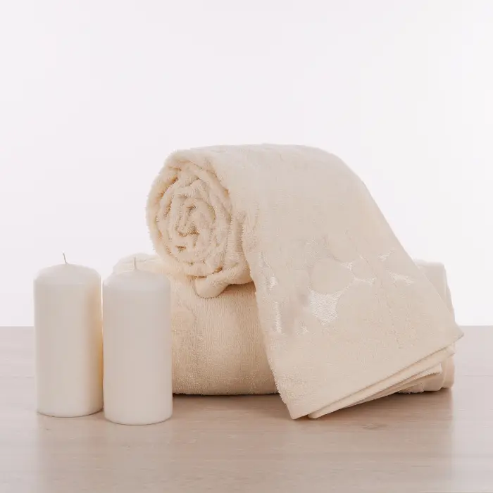 Prosoape de baie „BOHEMI” – CREMA - 3310 - Prosoape de baie „BOHEMI” – CREMA - 3310