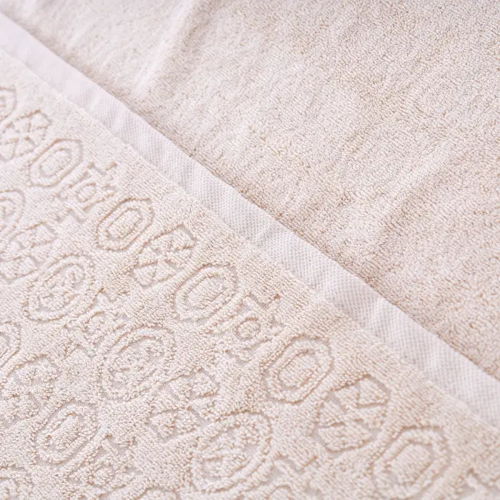 Prosop de baie Jacquard MS - cappuccino - 3445 - Prosop de baie Jacquard MS - cappuccino - 3445
