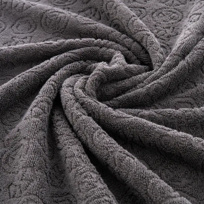 Prosop de baie Jacquard MS - Gri inchis - 3461 - Prosop de baie Jacquard MS - Gri inchis - 3461