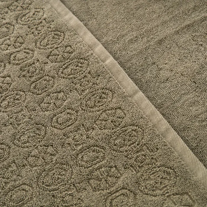 Prosop de baie Jacquard MS - Verde inchis - 3459 - Prosop de baie Jacquard MS - Verde inchis - 3459