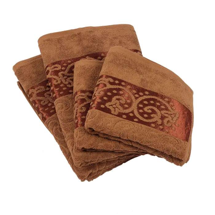 Prosop de baie Jacquard - Maro deschis - 2142 - Prosop de baie Jacquard - Maro deschis - 2142