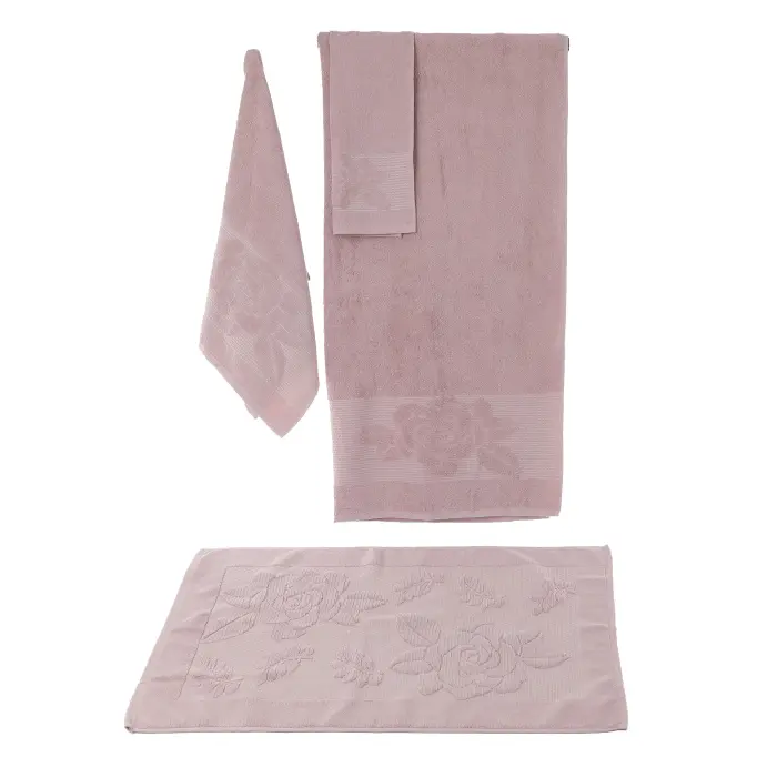 Set 4 prosoape cu motiv Flori – Frasin - 3304 - Set 4 prosoape cu motiv Flori – Frasin - 3304