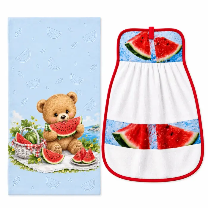 Set de prosoape „Passion Fruits” – Pepene verde – 30x50 cm – 5639 - 4152 - Set de prosoape „Passion Fruits” – Pepene verde – 30x50 cm – 5639 - 4152