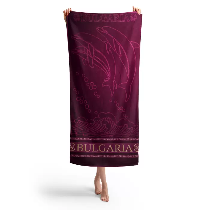 Prosop de plajă Dolphin MS – zmeura - 359 - Prosop de plajă Dolphin MS – zmeura - 359