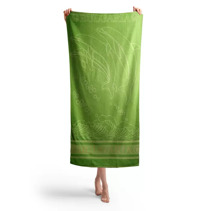 Prosop de plajă Dolphin MS – măr verde - 372 - Prosop de plajă Dolphin MS – măr verde - 372