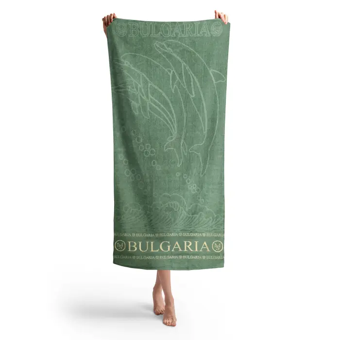 Prosop de plajă Dolphin MS – Verde - 3839 - Prosop de plajă Dolphin MS – Verde - 3839