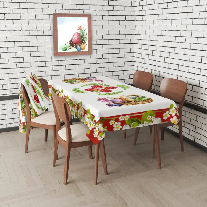 Față de masă decorativă cu motive de Paște - 4084 - 2898 - Față de masă decorativă cu motive de Paște - 4084 - 2898