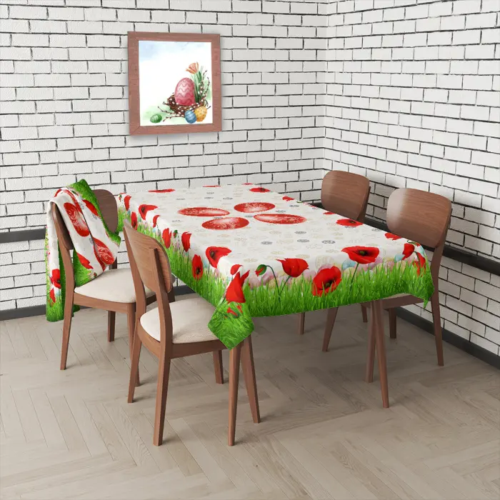 Față de masă decorativă cu motive de Paște - 4085 - 2899 - Față de masă decorativă cu motive de Paște - 4085 - 2899