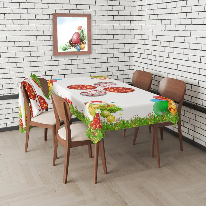 Față de masă decorativă cu motive de Paște - 4087 - 2901 - Față de masă decorativă cu motive de Paște - 4087 - 2901