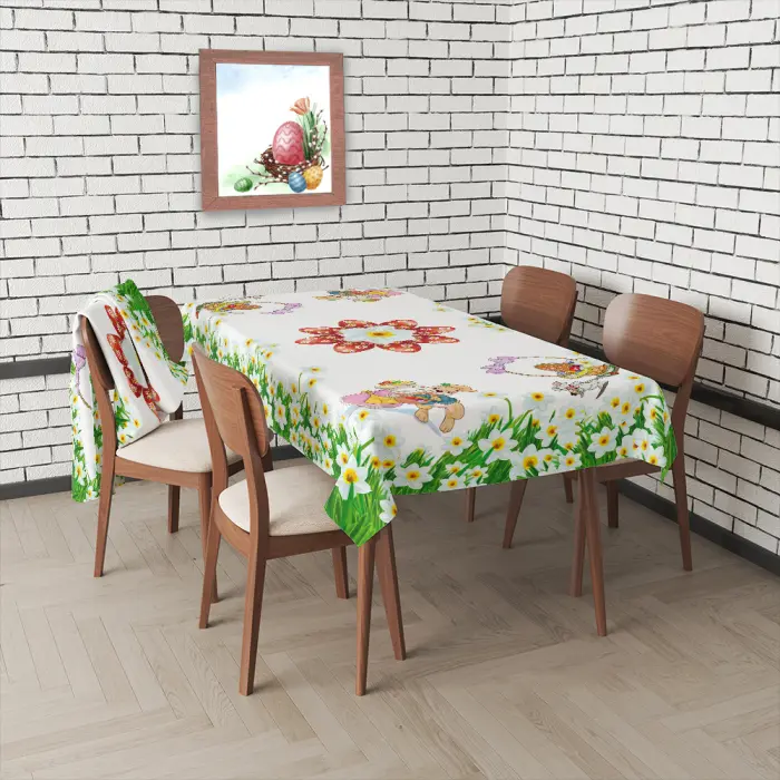 Față de masă decorativă cu motive de Paște - 4088 - 2902 - Față de masă decorativă cu motive de Paște - 4088 - 2902