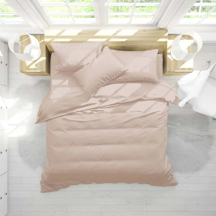 SET DORMITOR RANFORCE UNICOLOR - Capucino - 2190 - SET DORMITOR RANFORCE UNICOLOR - Capucino - 2190