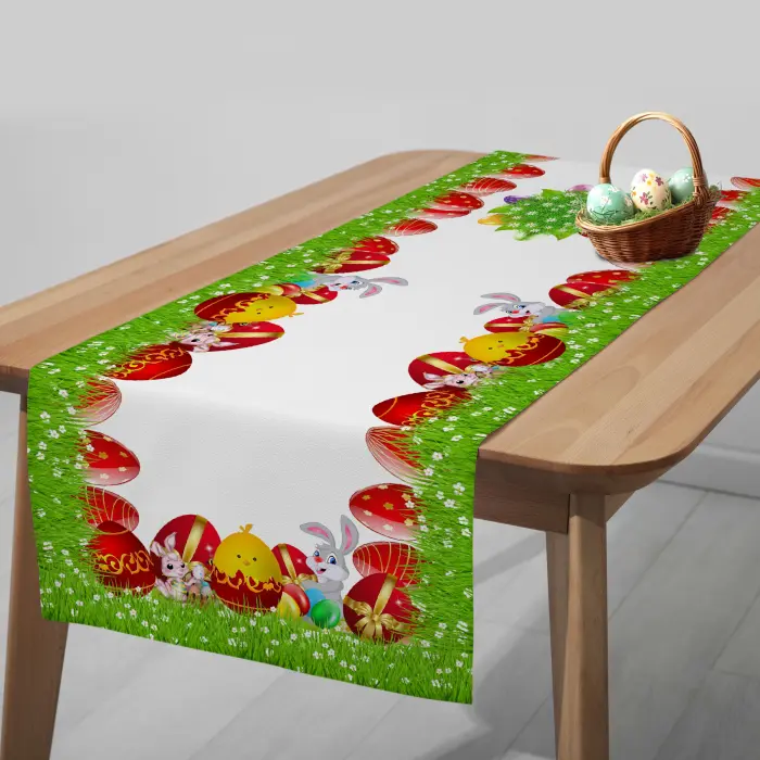 Față de masă decorativă cu motive de Paște - 5114 - 2867 - Față de masă decorativă cu motive de Paște - 5114 - 2867