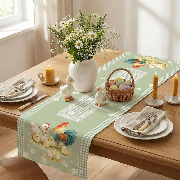 Față de masă decorativă cu motive de Paște - 5422 - 3790 - Față de masă decorativă cu motive de Paște - 5422 - 3790