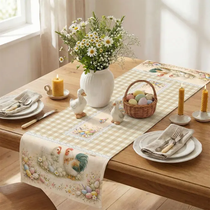 Față de masă decorativă cu motive de Paște - 5424 - 3792 - Față de masă decorativă cu motive de Paște - 5424 - 3792