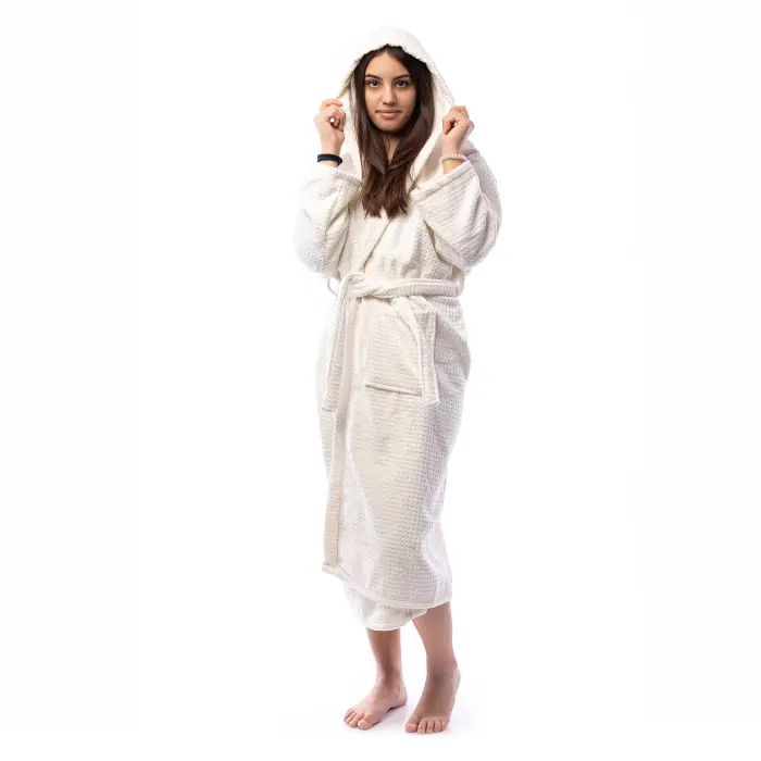 Halat tineret “Elegance” - Crema - 2722 - Halat tineret “Elegance” - Crema - 2722