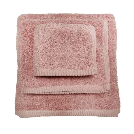 Prosop de baie uni 'LOTUS' – set de 3 bucăți – culoare roz pudrat - Prosop de baie uni 'LOTUS' – set de 3 bucăți – culoare roz pudrat