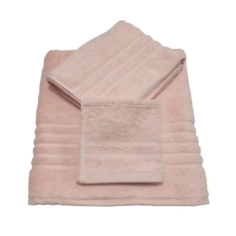Prosop de baie uni 'VIVA', set de 3 bucăți - culoare roz pudrat - Prosop de baie uni 'VIVA', set de 3 bucăți - culoare roz pudrat