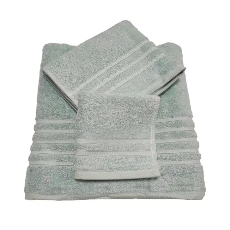 Prosop de baie uni 'VIVA', set de 3 bucăți - verde - Prosop de baie uni 'VIVA', set de 3 bucăți - verde